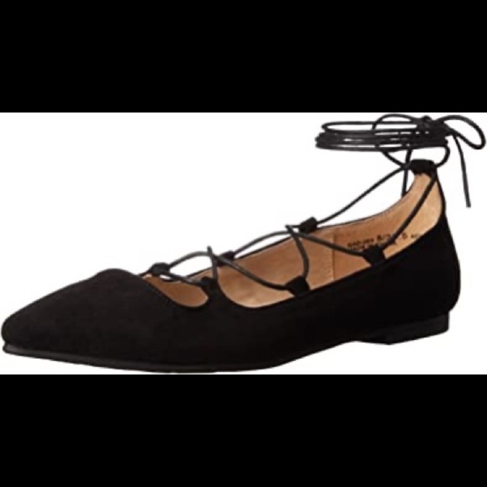Lace up flats